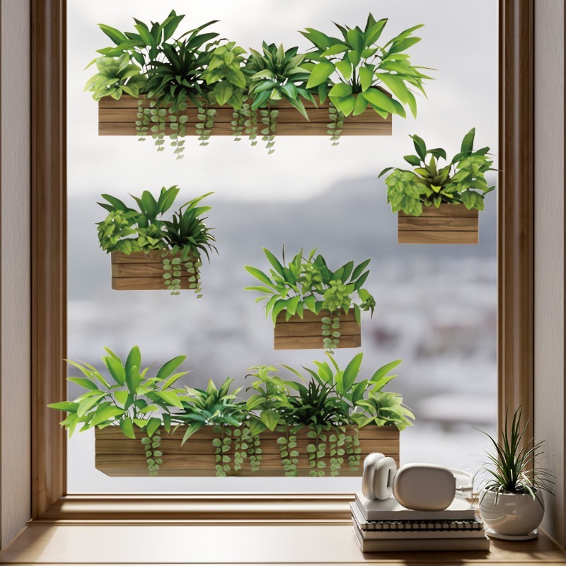 取り外し可能な3D鉢植え棚ウォールステッカー、リビングルーム - Monstera Thai Constellation のレビューと価格