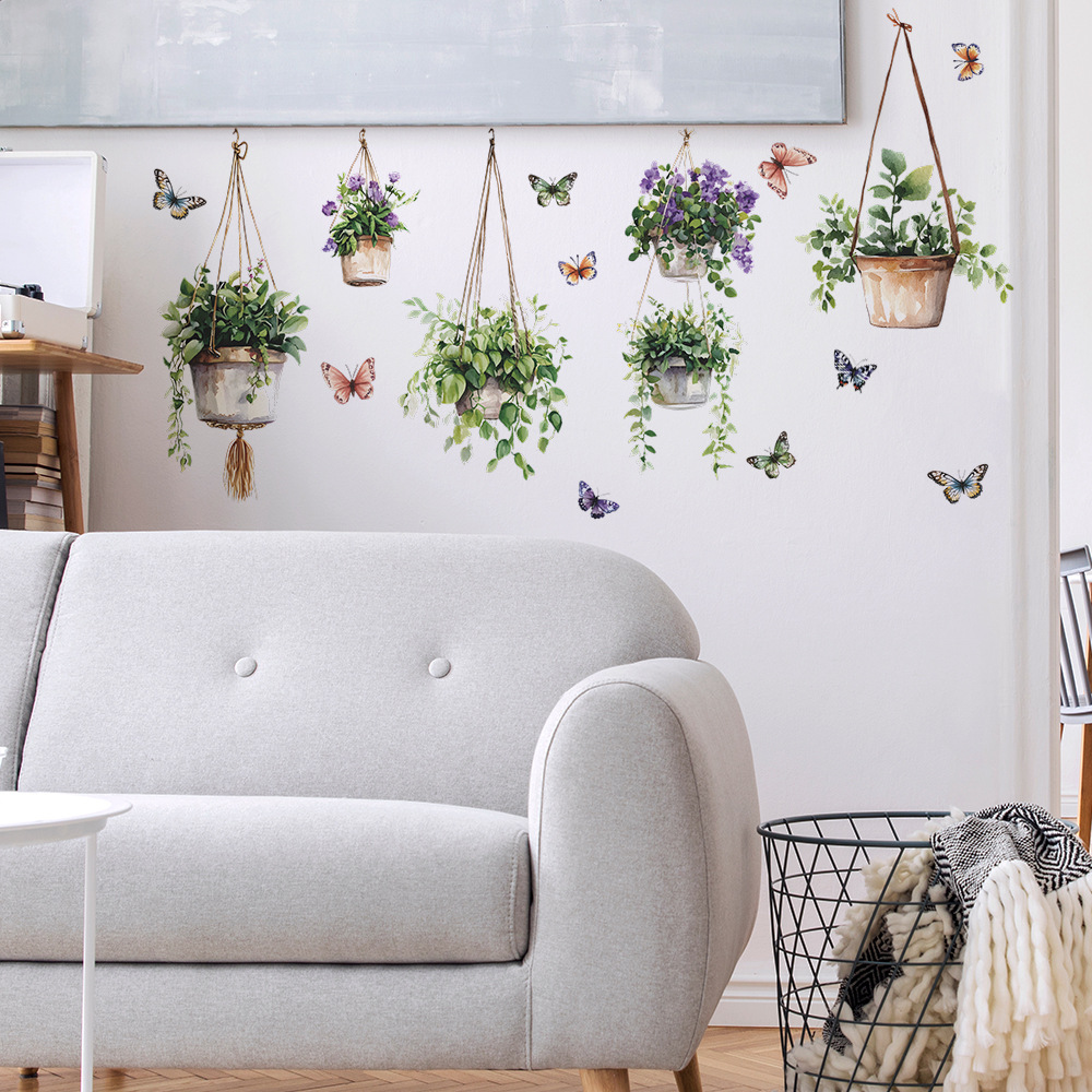 新鮮な吊り下げ装飾、鉢植えの蝶、寝室、リビングルーム、家、壁 - Monstera Thai Constellation のレビューと価格