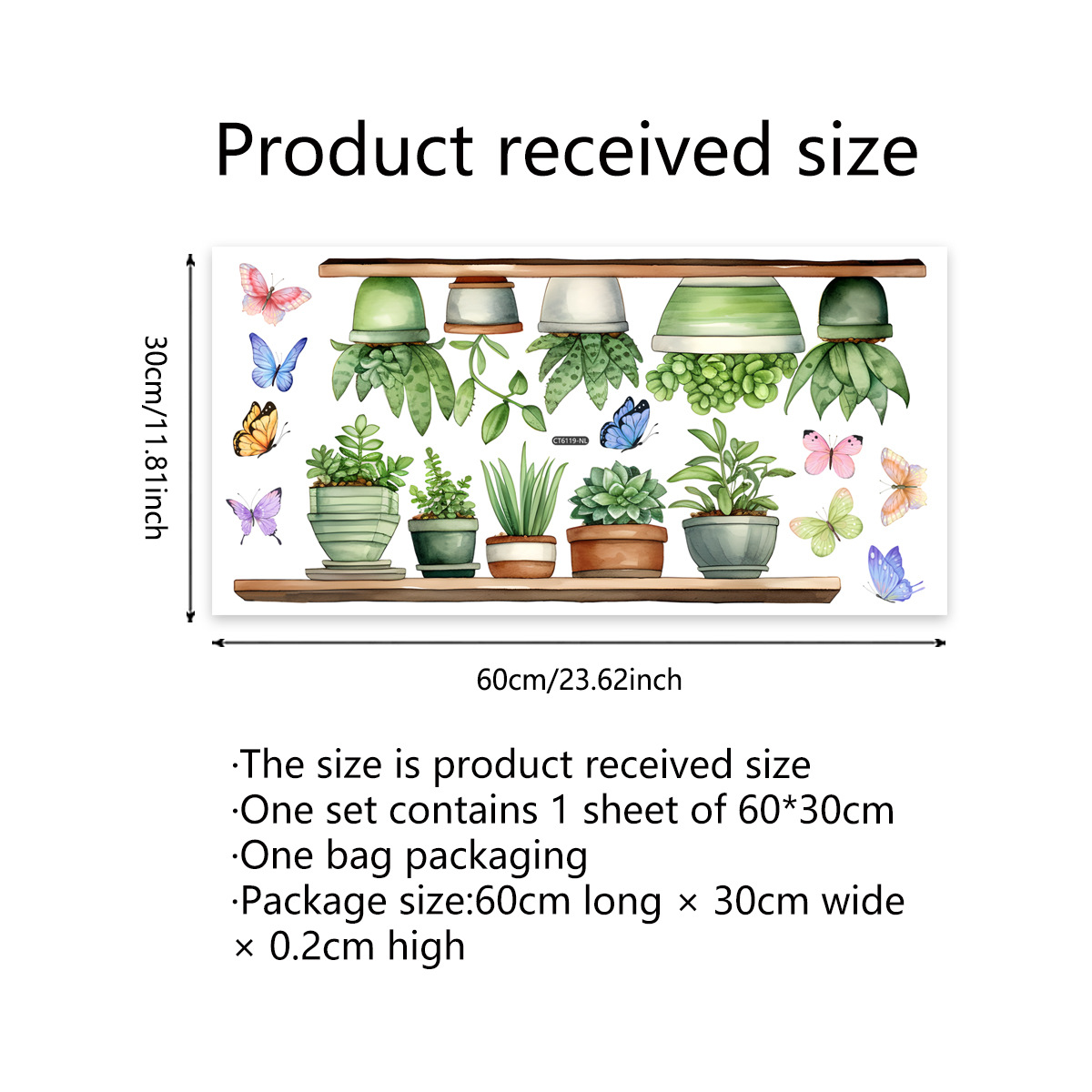ミニマリストと新緑の植物ウィンドウステッカー ホームディスプ - Monstera Thai Constellation のレビューと価格
